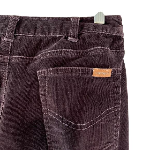 Carhartt  Corduroy Pants 6x32 Brown Cotton Spandex Stretch - Picture 2 of 6